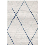 Oasis Noah White Blue Contemporary Rug