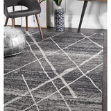 Oasis Noah Charcoal Contemporary Rug