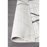 Oasis Noah White Grey Contemporary Rug