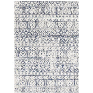 Oasis Ismail White Blue Rustic Rug