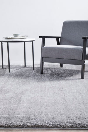 Sienna Silver Shag Rug