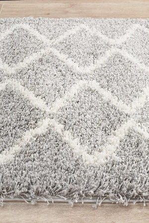 Saffron 11 Silver Runner Rug