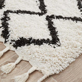 Saffron 11 White Runner Rug