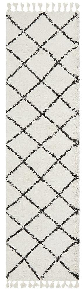 Saffron 22 White Rug