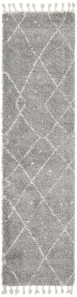 Saffron 44 Silver Runner Rug