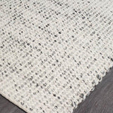 Carlos Felted Wool Rug Grey Natural