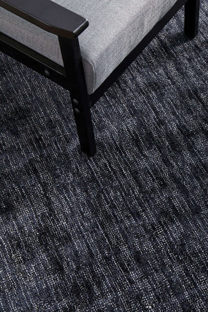 Azure Contemporary Denim Rug