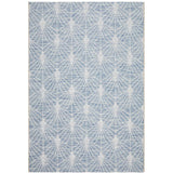 Terrace Fern Trellis Rug Blue