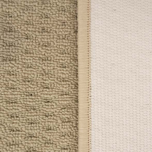Phoenix Beige Hall Runner 80cm Wide Non Slip Backing