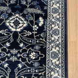 Verona Navy Hallway Runner 80CM Wide