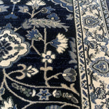Verona Navy Hallway Runner 80CM Wide