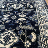 Verona Navy Hallway Runner 80CM Wide