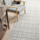 York Brenda Silver Runner Rug