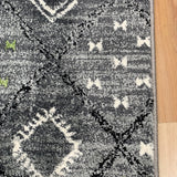 Seville Grey Green Hallway Runner 80CM Wide