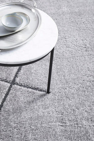 Sienna Silver Shag Rug