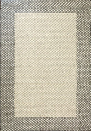 Chino 1584 Ivory Silver Flat Weave Non Slip Rug