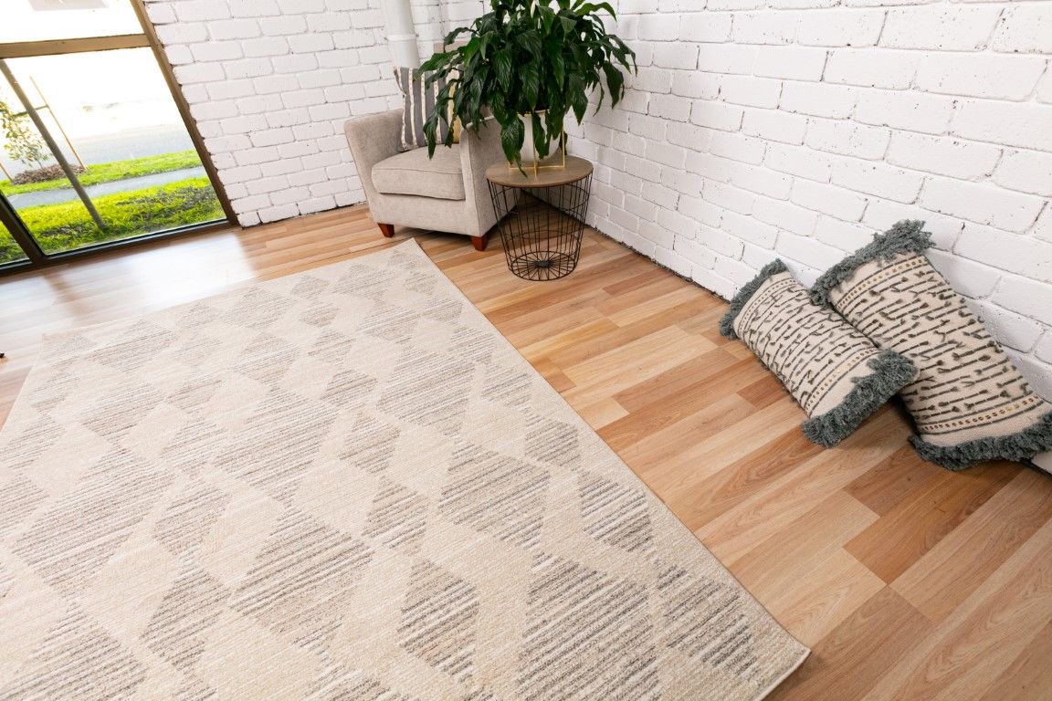 Cozy Ivory Beige Rug 5427