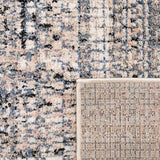 Cozy Ivory Dark Beige Rug 5436