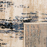 Cozy Blue Beige Rug 5439