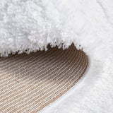 Angel Shag White Rug