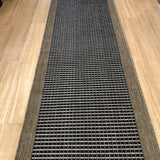 Chino Black Natural 2530 Hall Runner Non-Slip 80cm Wide