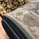 Traditional Hall Runner Agrabah Black Cream High Quality