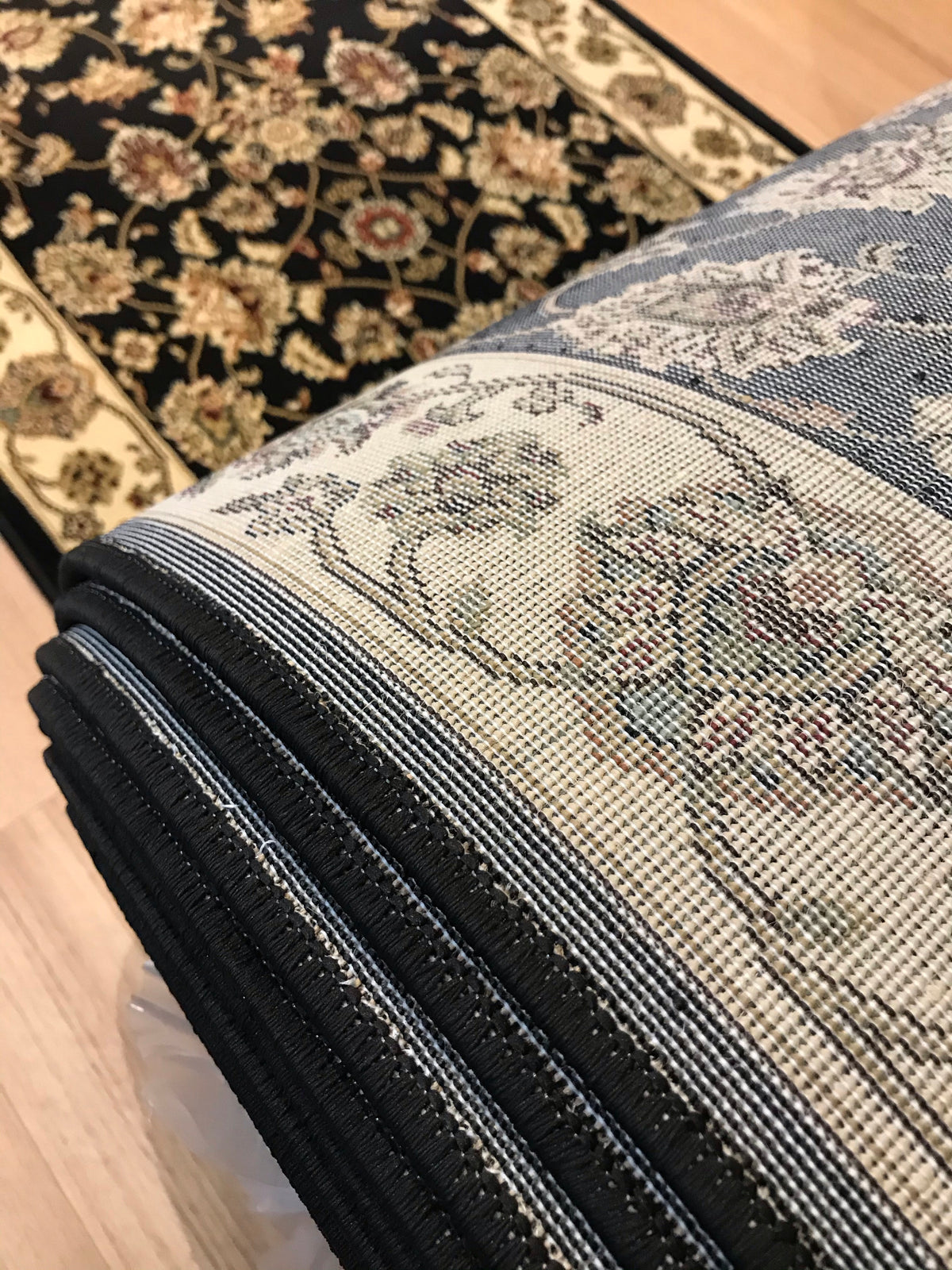 Traditional Hall Runner Agrabah Black Cream High Quality