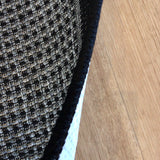 Chino Silver Black 2822 Hall Runner Non-Slip 80cm Wide