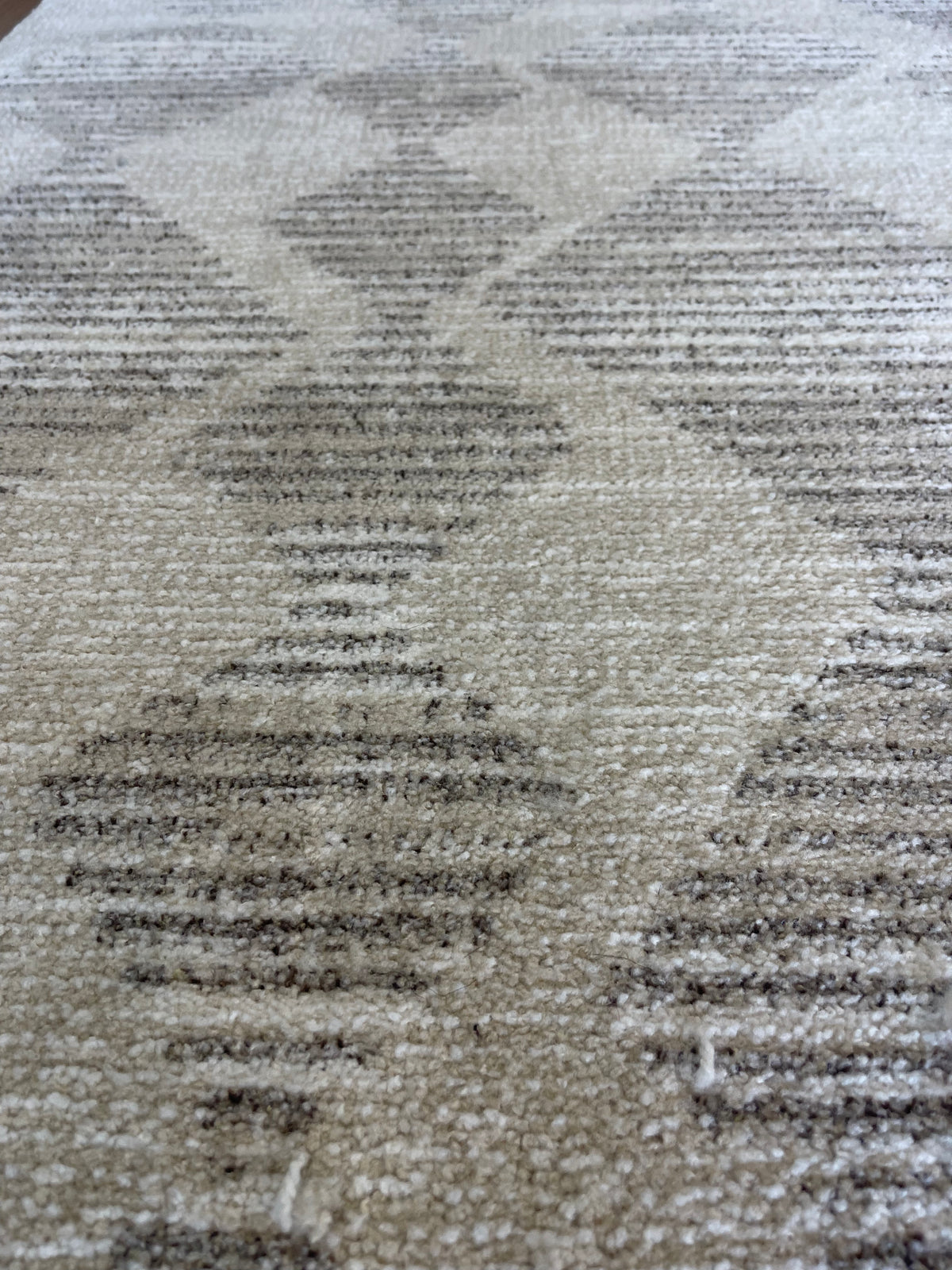 Cozy Ivory Coffee Beige Hallway Runner 80CM Wide