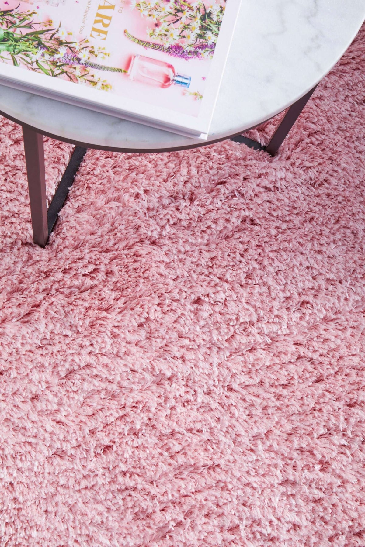 Angel Shag Pink Rug
