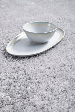 Sienna Silver Shag Rug