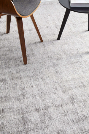 Azure Contemporary Silver Rug